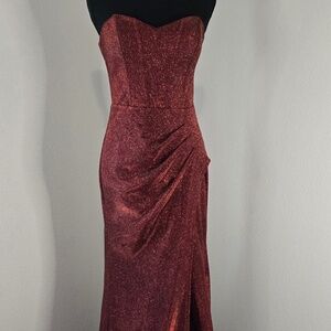 Sparkly Red Formal Gown